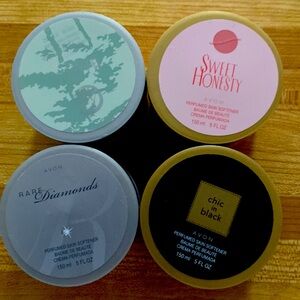 Skin Softener Cream in four different fragrances